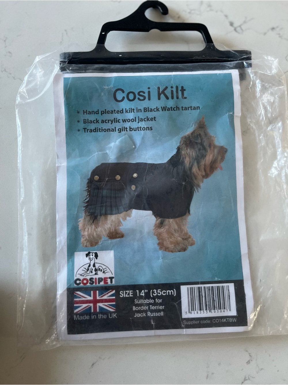 Dog costume kilt